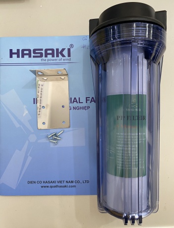 Cốc lọc 10 inch dùng cho bộ lọc thô màu trắng